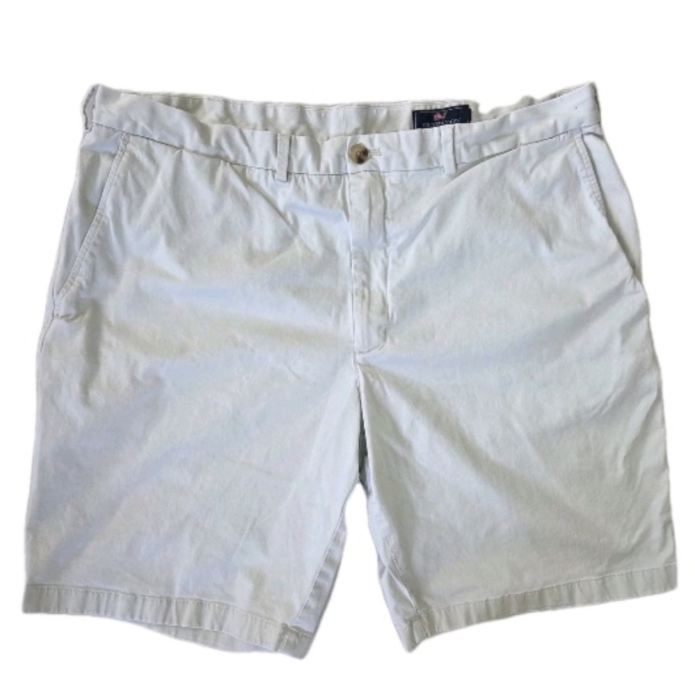 Vineyard Vines Breaker Shorts Mens Size 42B Stone Logo Preppy Coastal